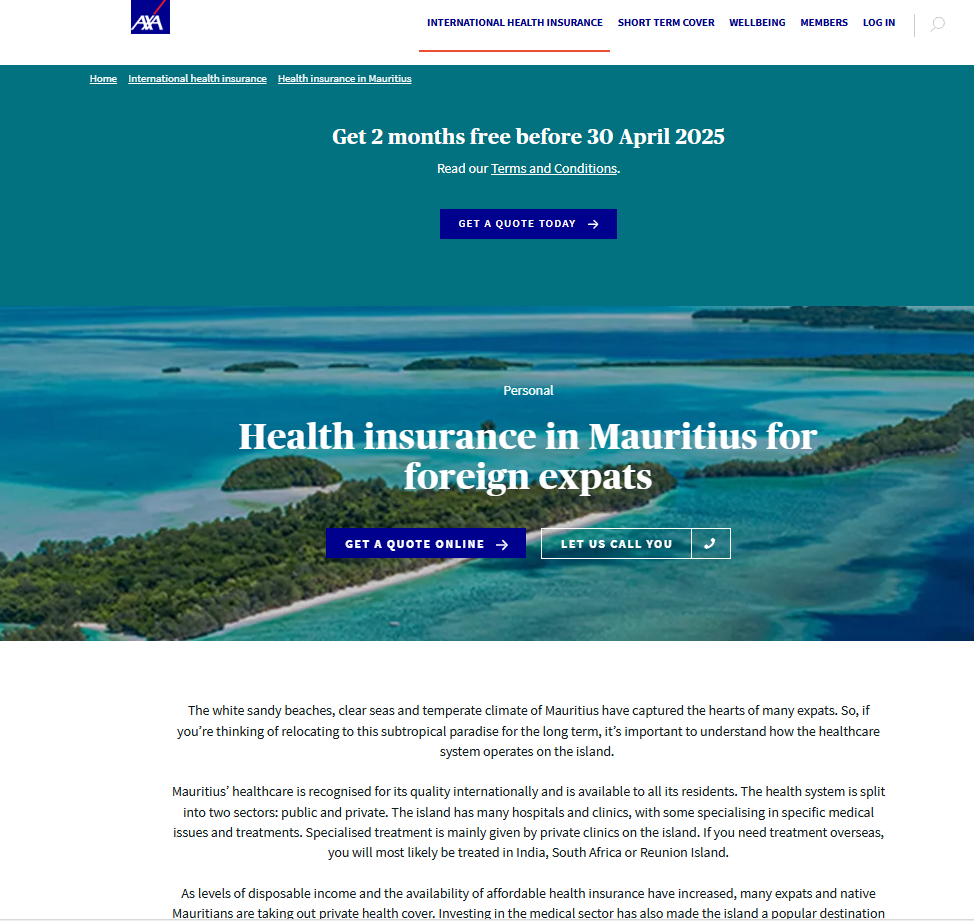 AXA - Country Pages